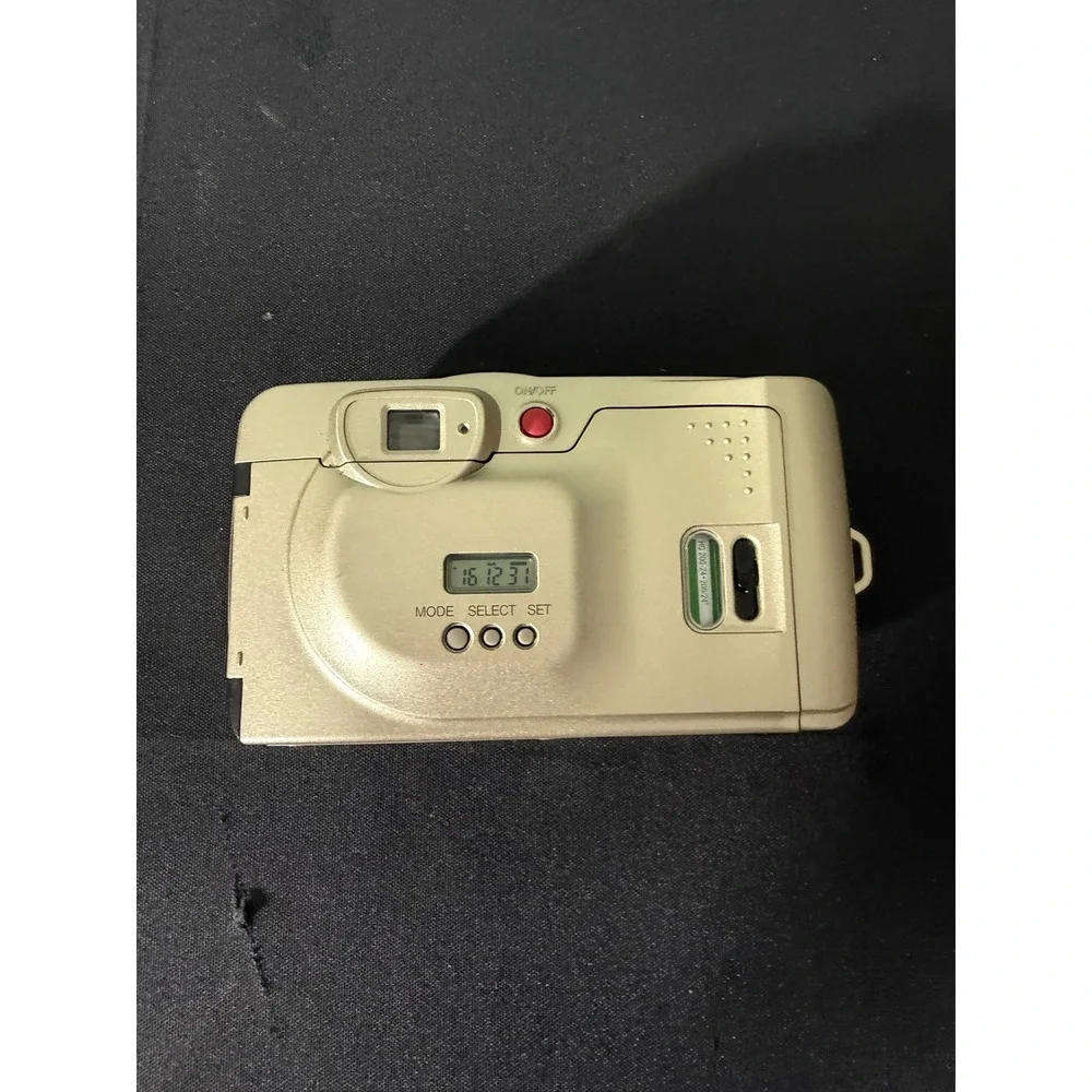 Samsung Fino 105G Film Camera OS Gold EUC 38-105mm Zoom Lens 35mm Point Shoot